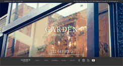 Desktop Screenshot of garden-nyc.com